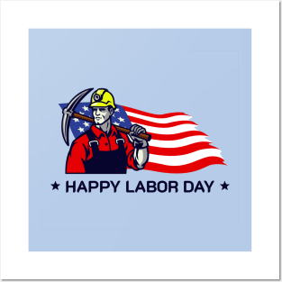 HAPPY LABOR DAY Posters and Art